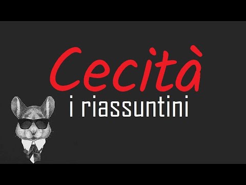 I RIASSUNTINI - Cecità - BookTopics