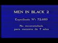 MEN IN BLACK 2 2002 Inicio VHS España