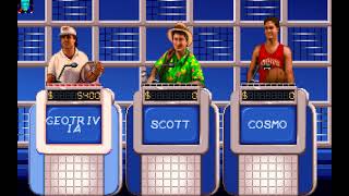 DOS Game: Jeopardy! New Sports Edition (1993 GameTek, Inc.)