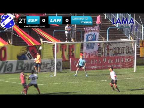 Español 0 - Lamadrid 2: Clip del partido