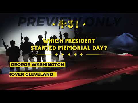 Video Downloads, Summer - General, Memorial Day Trivia: Countdown Video