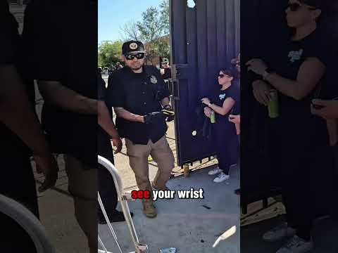 Security guard was cool 😎 #losangeles #raw #security #shorts #viral