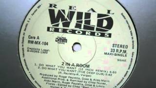 2 IN A ROOM-DO WHAT YOU WANT(12 INCH REMIX)