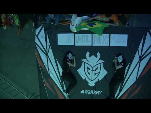 G2 fans at Antwerp Major xD
