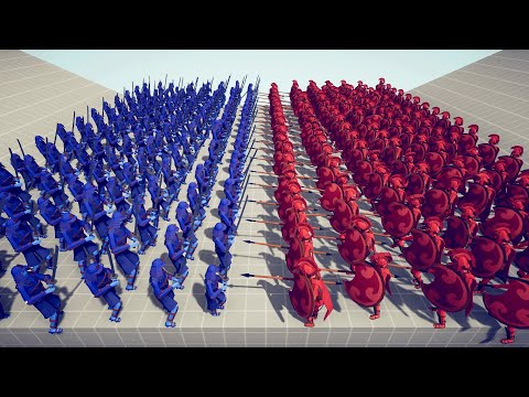 TOURNAMENT - DYNASTY TEAM vs ANCIENT TEAM - STRONGEST TEAM? - Totally Accurate Battle Simulator TABS