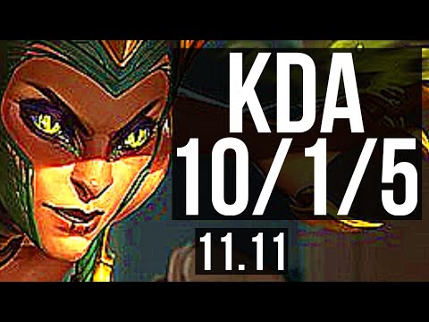 CASSIOPEIA vs LUCIAN (MID) | 10/1/5, 2.5M mastery, Legendary, 700+ games | EUW Master | v11.11