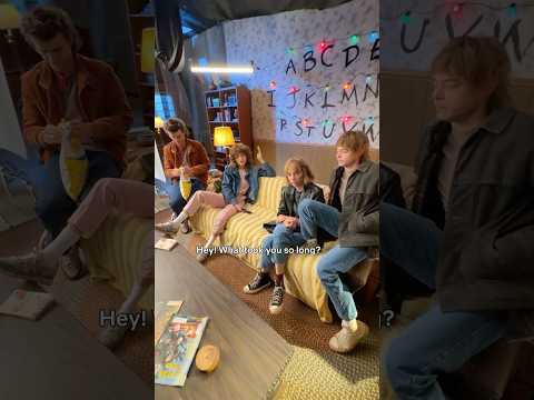 POV you're about to rewatch Stranger Things with some impossibly cool friends #StrangerThings