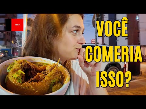 NUNCA PENSAMOS EM COMER ISSO! 😱 Comidas típicas da Paraíba em João Pessoa