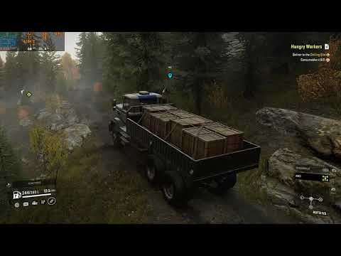 SnowRunner Walkthrough Part 48 - "Hungry Workers" [2160p60]