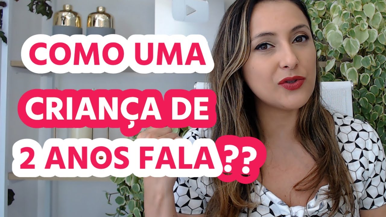 O que esperar da fala de uma criança de 2 anos