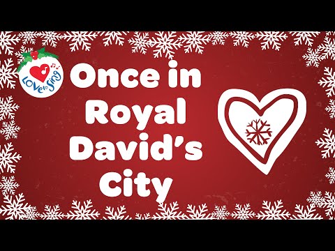 Once in Royal David's City with Lyrics | Christmas Song and Carol