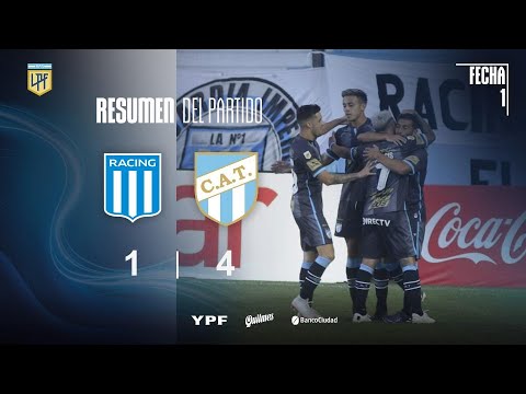 Copa Liga Profesional | Fecha 1 | resumen de Racing - Atlético Tucumán