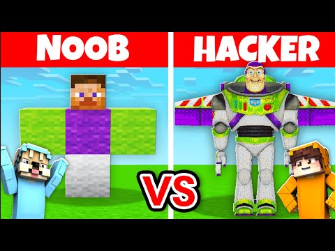 NOOB vs HACKER: I Cheated in a Toy Story Build Challenge!