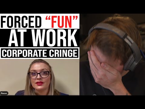 horrible forced "fun" at work..- Corporate Cringe | #grindreel