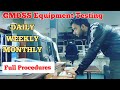 Onboard GMDSS Equipment Testing DAILY WEEKLY MONTHLY Full Procedures