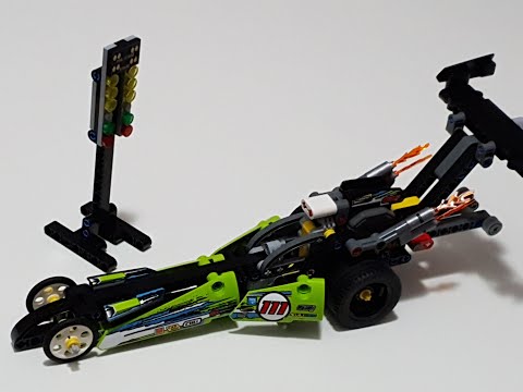 LEGO Technic 42103 Dragster-LEGO Speed Build-LEGO Dragster Rennauto- Drag Yarış Arbası-LEGO 2020