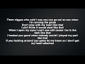 J.I - Blame on me (Lyrics)