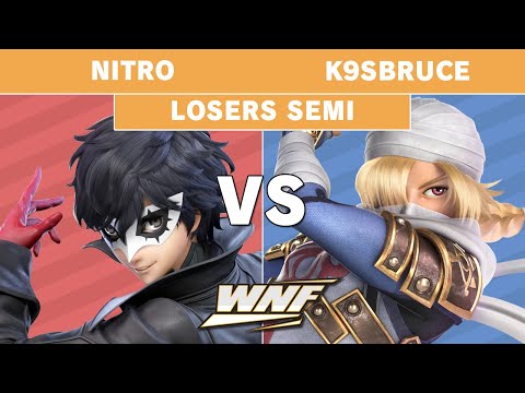 WNF 3.13 - K9sBruce (Sheik) Vs. Nitro (Joker, Sonic) Losers Semi Finals - Smash Ultimate