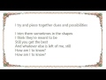 Kim Richey - Chinese Boxes Lyrics