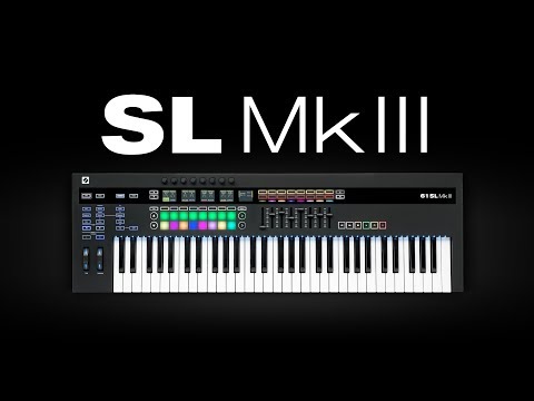 Novation 49SL MkIII 49-Key MIDI and CV Equipped Keyboard Controller with 8-Track Sequencer