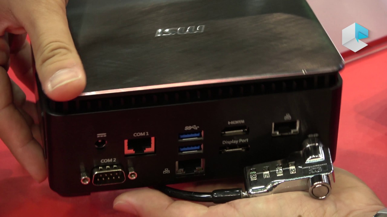 MSI Cubi 3 fanless mini PC with Intel Kaby Lake U