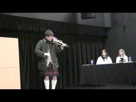 Tim Macdonald MSR set ,2014 U.S. National Scottish fiddle open winner.