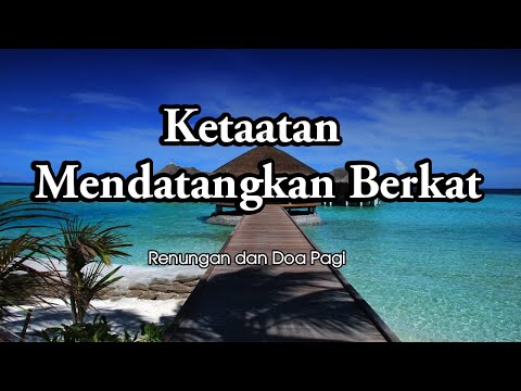 Ketaatan Mendatangkan Berkat - Renungan Pagi - Renungan Kristen - Pokok Anggur