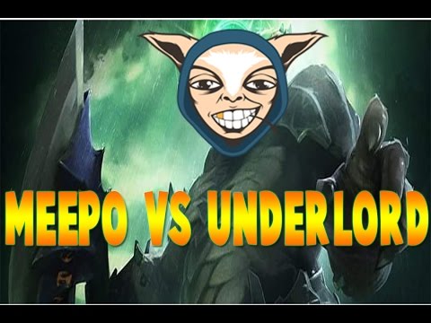 EG - Fear Underlord vs Meepo. Mid Solo.