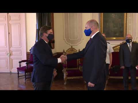 Embajador Paolo Berizzi entrega cartas credenciales al Presidente Lacalle Pou- 07/12/21