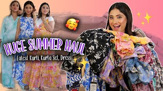 Huge ✨ Summer haul // Dresses under 500rs. co-ord, jumpsuit, kurta set & so much🎀⭐️