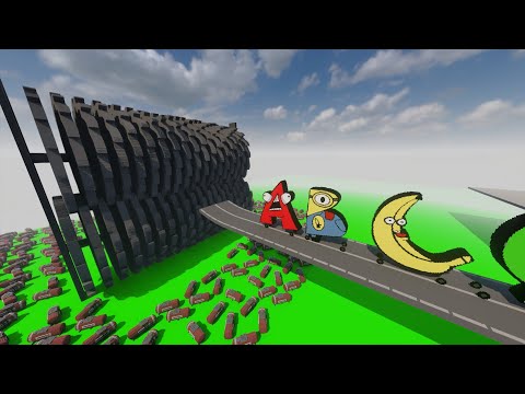 Cars Alphabet Lore A-Z Destruction With Giant Shredder | Teardown