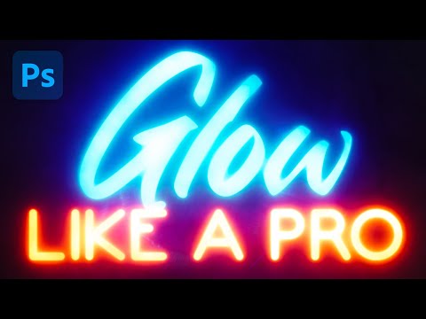 Photoshop 2021 Glowing Text Effect