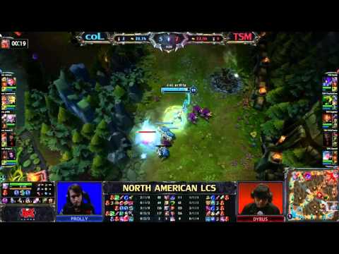 compLexity (COL) vs Team Solo Mid (TSM) - League of Legends LCS 2013 NA Spring W10D2
