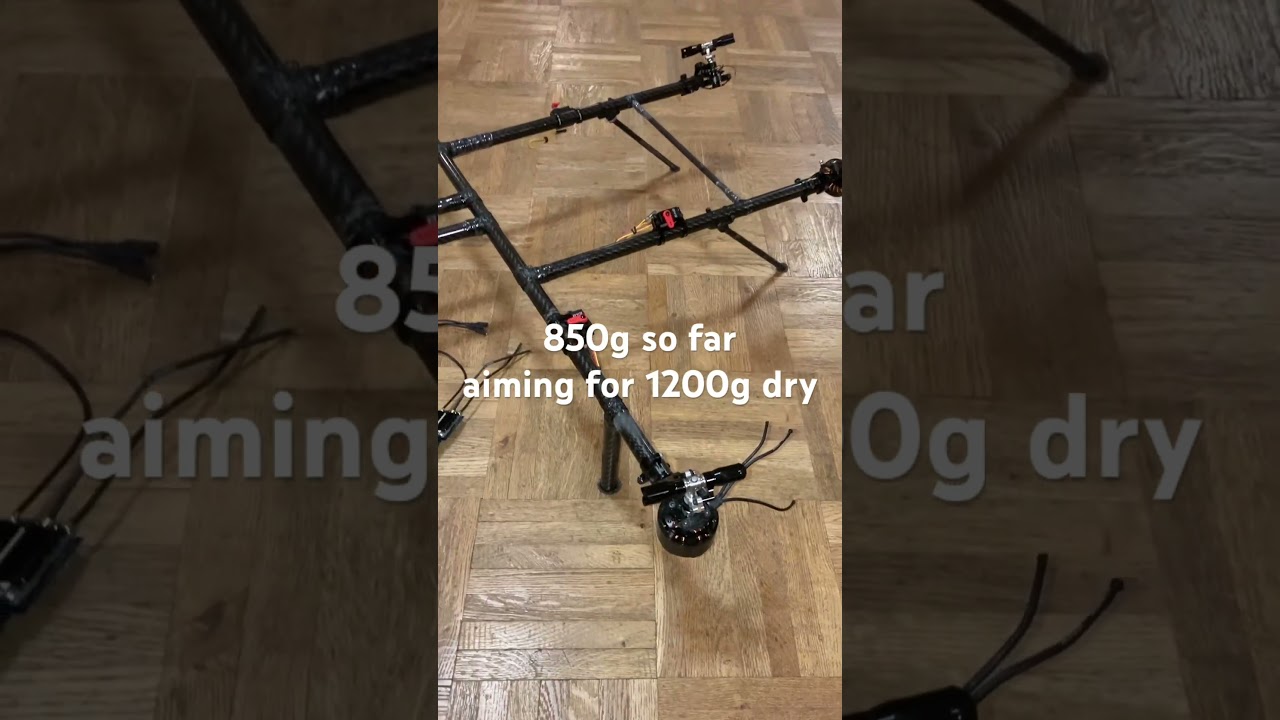 New heli-drone build in progress