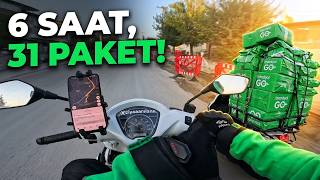 6 SAAT 31 PAKET!! l TRENDYOL GO KURYE GÜNLÜKLERİ