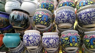Khuraj ceramic pots and planters wholesale /retail/cheapest pots and ceramic crockery