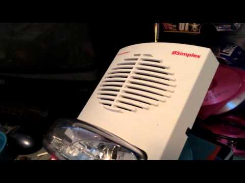 Simplex 4906-9153 Speaker Strobe Test (Few Tones)