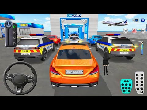 New Orange Mercedes Police Car All Supercars 🚗 For Parking Cars 3D Driving Class 2025 Android...