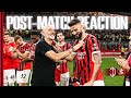 Stefano Pioli and Olivier Giroud | Post-match reactions | AC Milan v Salernitana