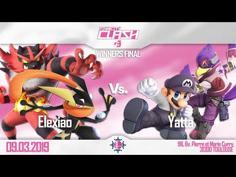 Pink City Clash 3 – Elexiao (Greninja, Incineroar) Vs. Yatta (Mario, Falco) – Winners Final