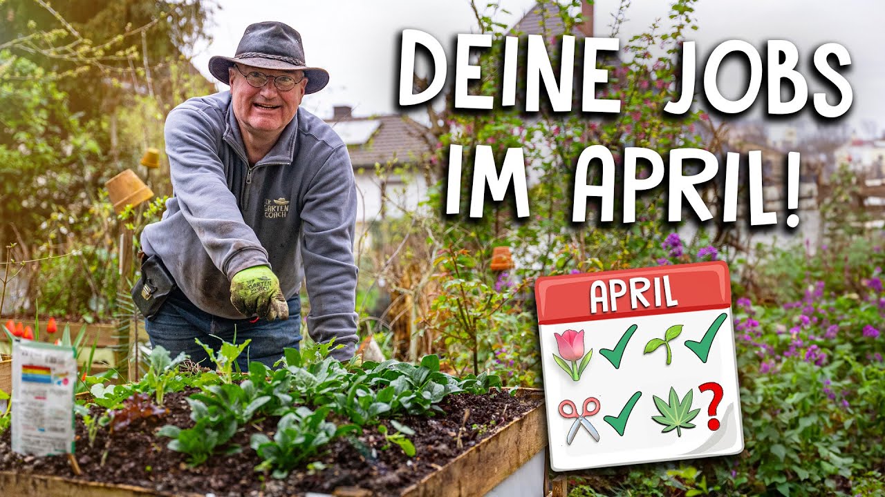 Diese Gartenarbeiten solltest du im April erledigen