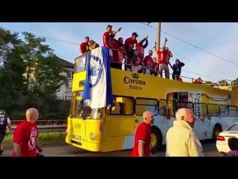 FC Fortuna Offenbach  Meisterfeier 2015  Busrundfahrt durch Offenbach  teil 4