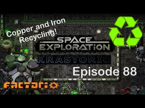 Base Recycling System! | Factorio Space Exploration & Krastorio Playthrough | Episode 88