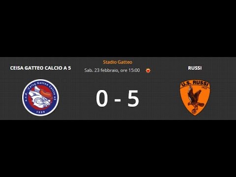 Gatteo vs Russi Calcio a 5 Serie C2 Emilia Romagna Girone B 23/02/2019