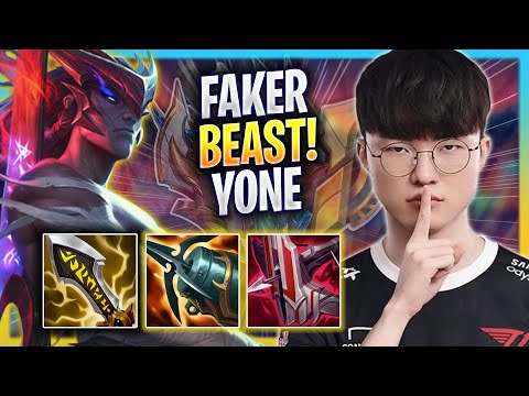 FAKER IS A BEAST WITH YONE! - T1 Faker Plays Yone MID vs Diana! | Bootcamp 2023
