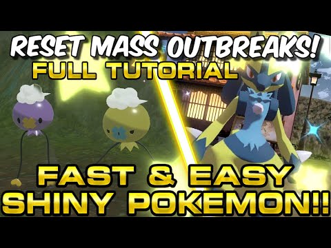 FAST & EASY SHINIES by Resetting Mass Outbreaks in Pokemon Legends Arceus | Full Tutorial!