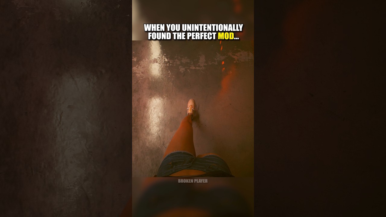 When you unintentionally found the perfect mod #shorts #cyberpunk