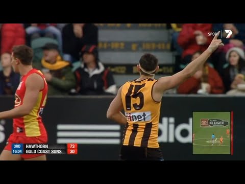 AFL 2014: Round 15 - Hawthorn highlights vs. Gold Coast