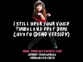 I Still Hear Your Voice - Timbaland feat. Demi ...