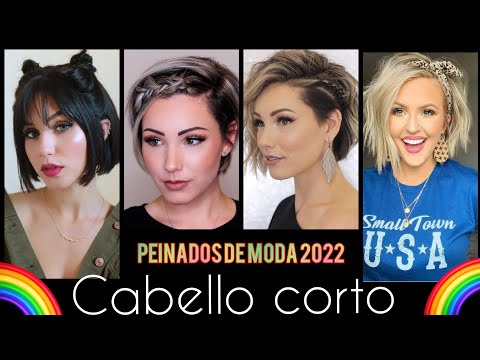 PEINADOS PARA CABELLO CORTO💗 #hairstyles  #CABELLOCORTO #MODAPEINADOS #TRENZAS#trendshairstyles2022